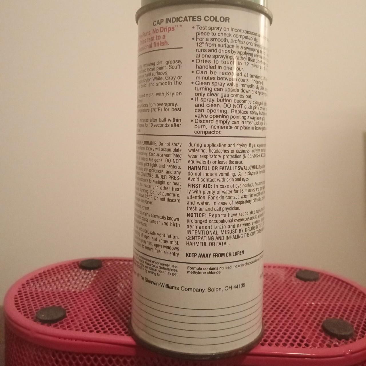 Vintage "GRAFFITI WRITERS" KRYLON JADE GREEN HALF... Depop