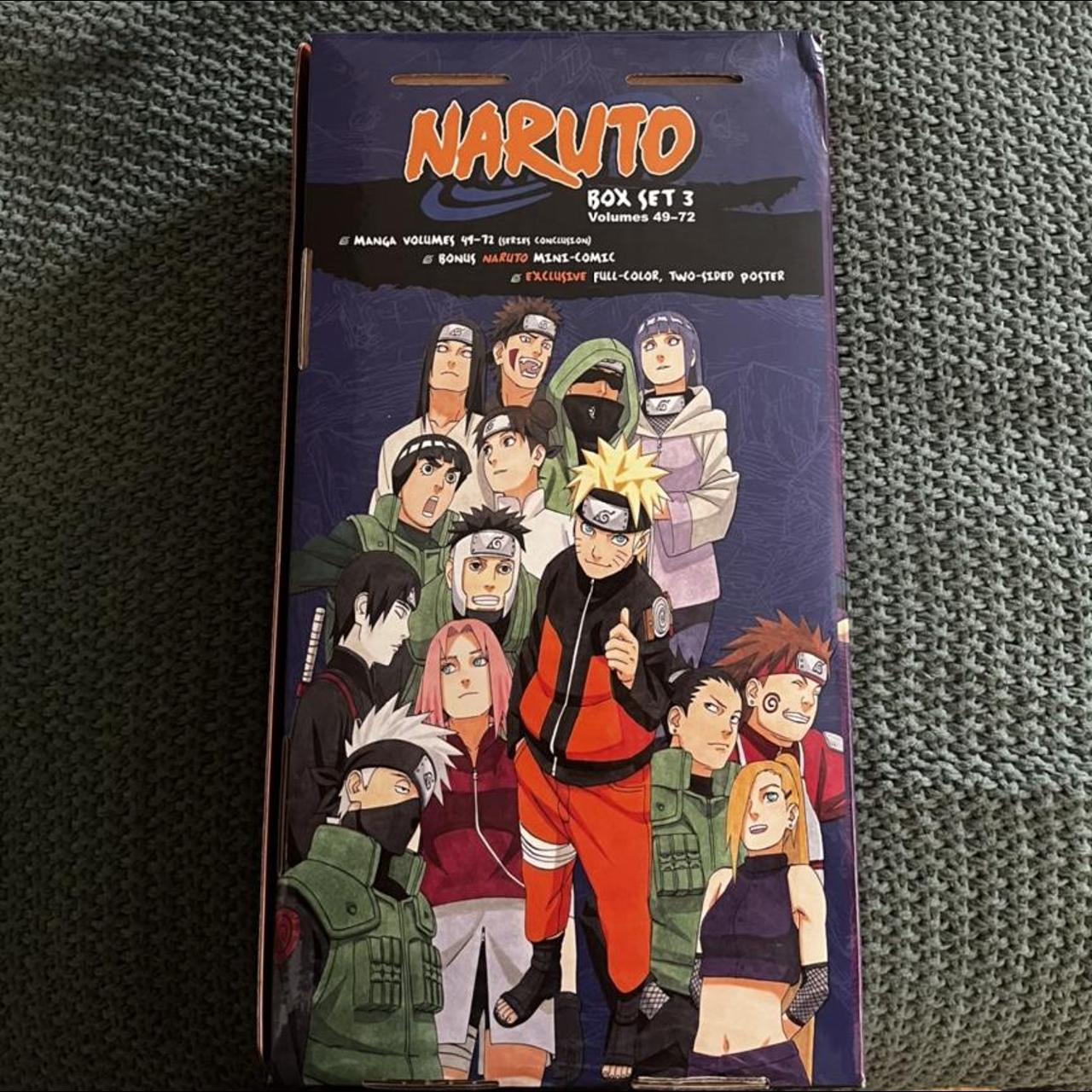 NARUTO MANGA COMPLETE BOX SET 3 box has minor damage... - Depop