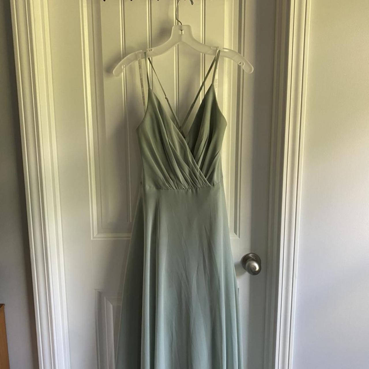 Mint green 2024 formal dress by David’s bridal