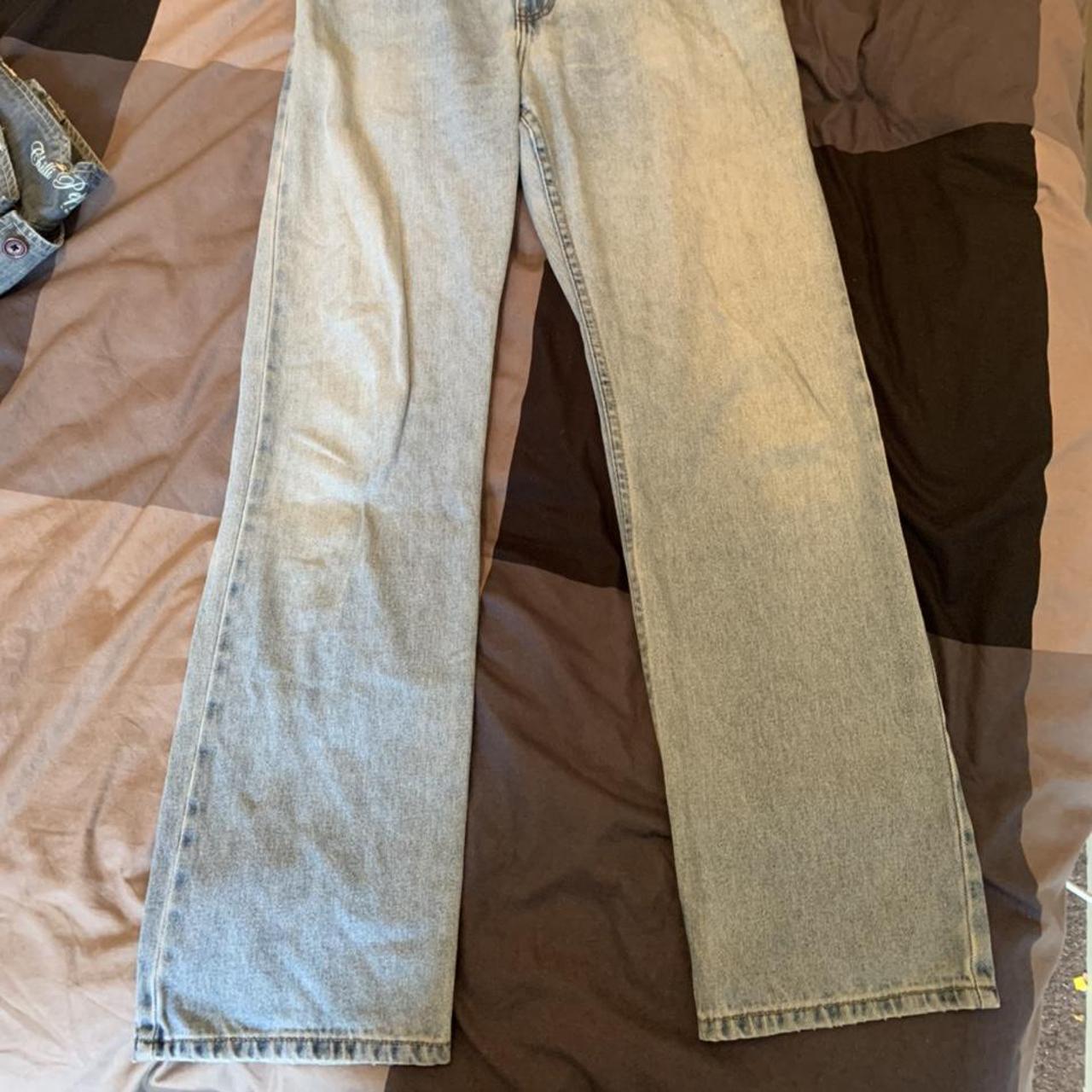 Thrifted jeans. great baggy fit, some signs of wear.... - Depop