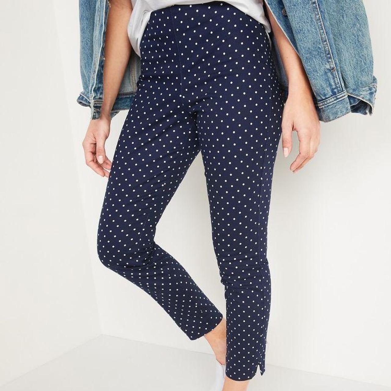 old navy polka dot pants