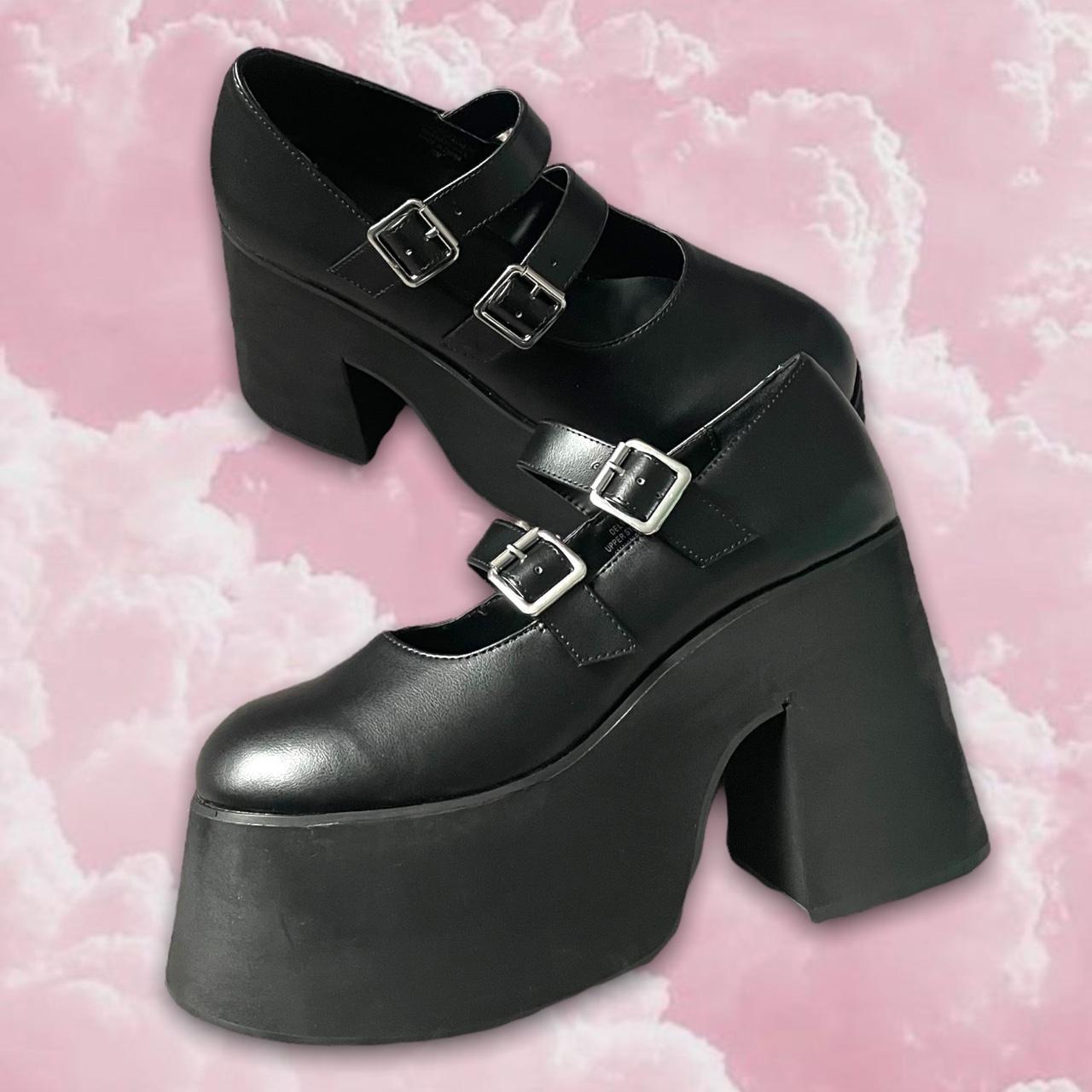 delias platform mary janes
