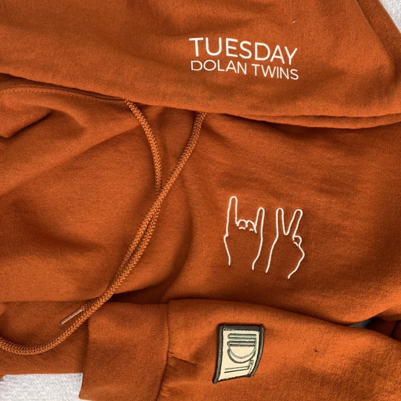 Orange dolan twins hoodie best sale