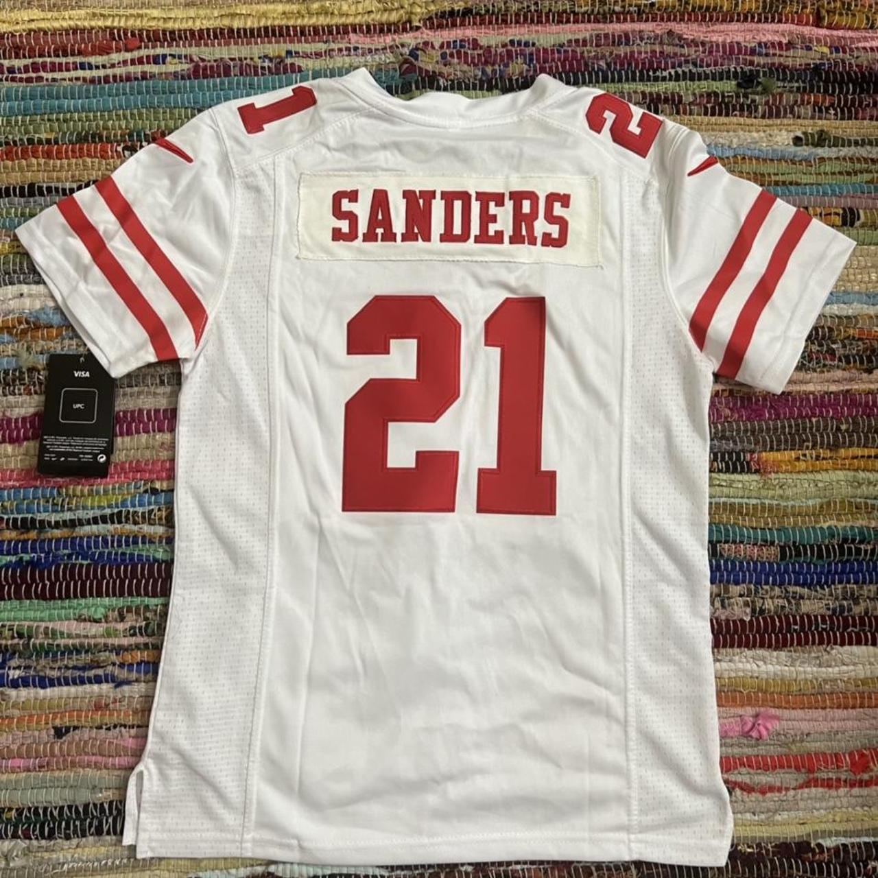 San Francisco 49ers Jersey “On Field” NFL Tee Deion - Depop