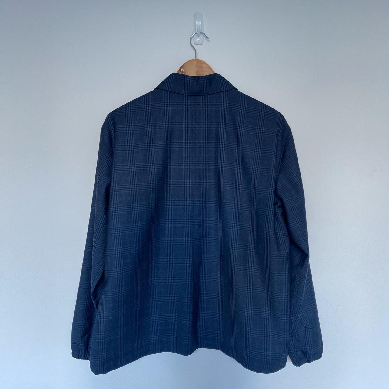 Japanese brand-United Arrows Viscose blend navy... - Depop