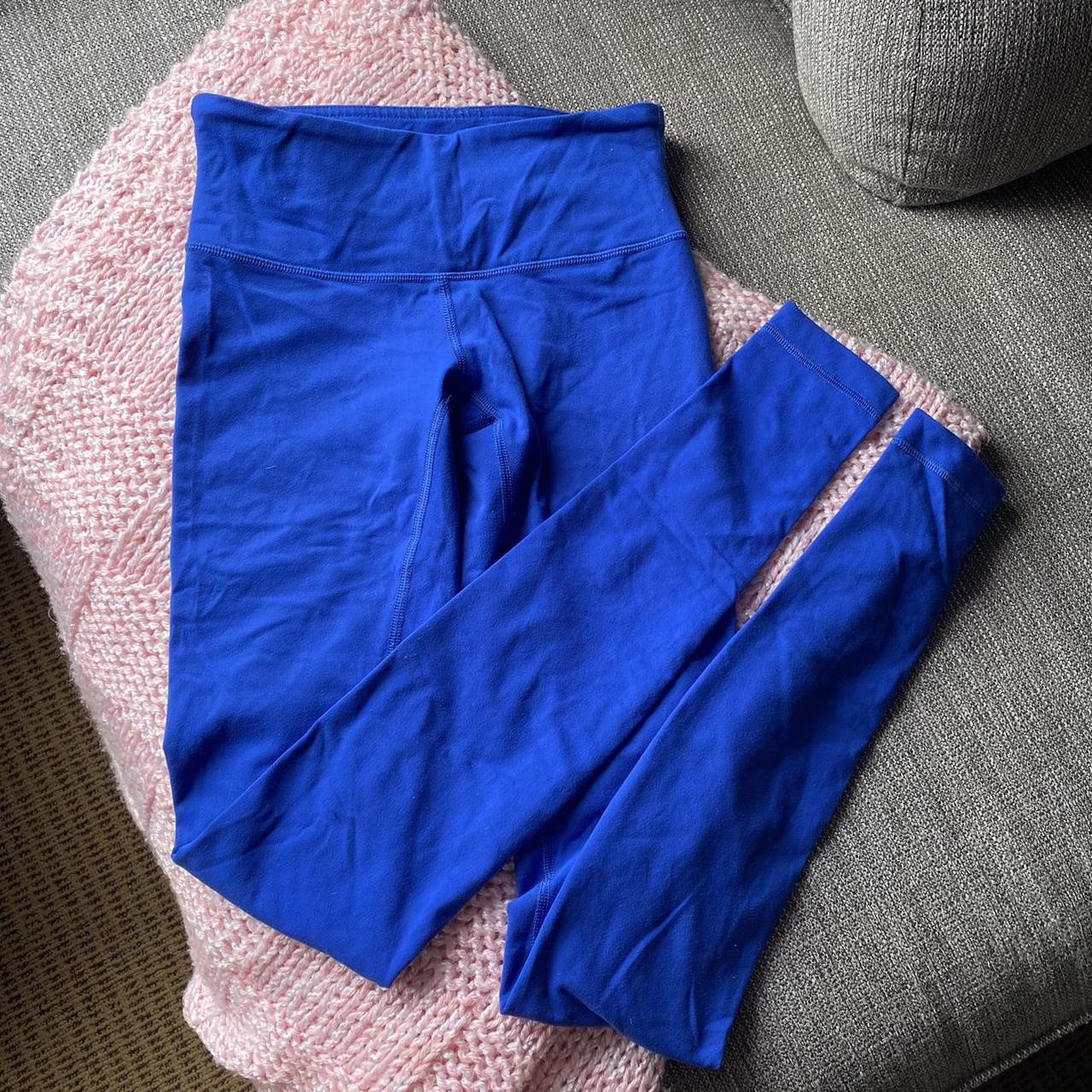 royal blue lululemon leggings! size 2, 28” not sure... Depop
