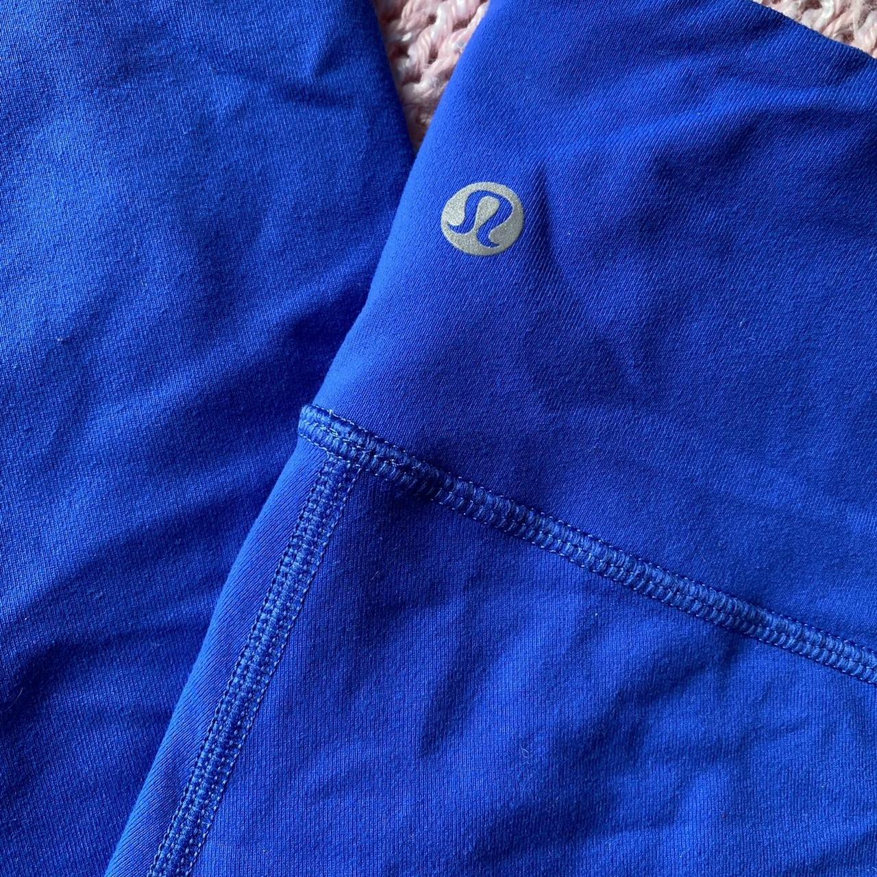 Royal Blue Lululemon Leggings Size 2 28” Not Sure Depop