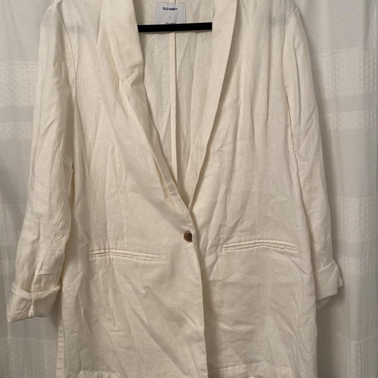 old navy linen blazer