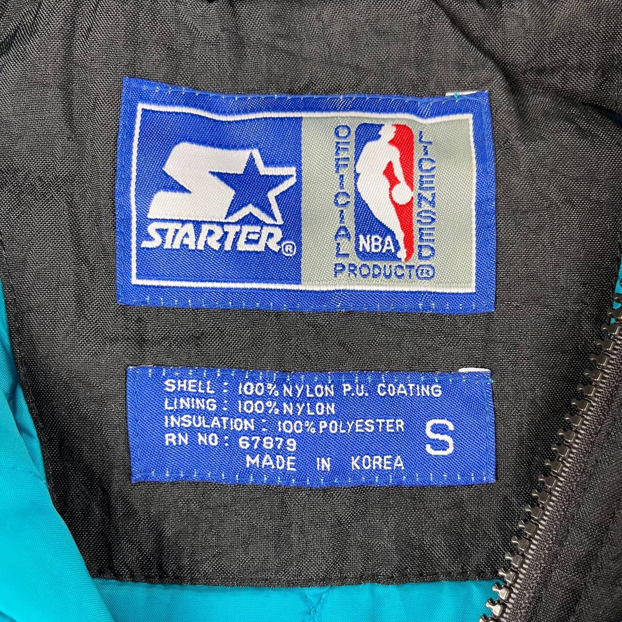 Vintage 90s Charlotte Hornets Starter Jacket Adult... - Depop