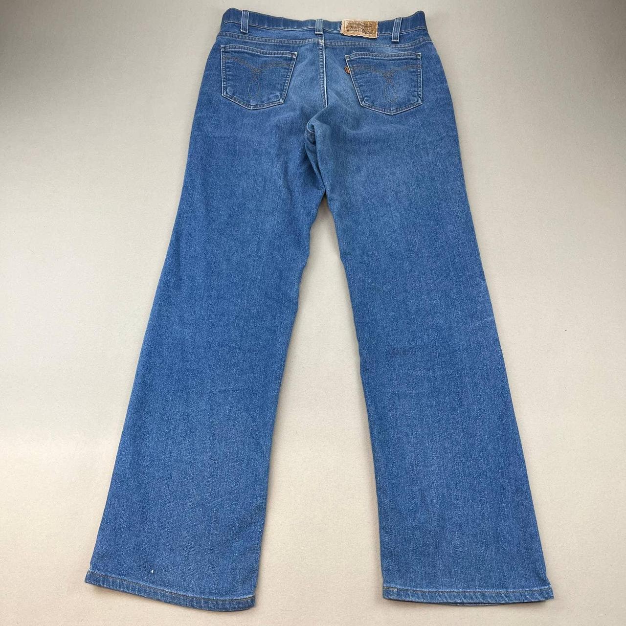 Vintage 1995 Levis Action Blue Denim Jeans Mens... - Depop