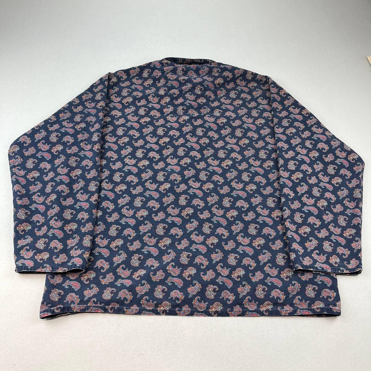 Vintage 90s St Michael Marks & Spencer Paisley... - Depop