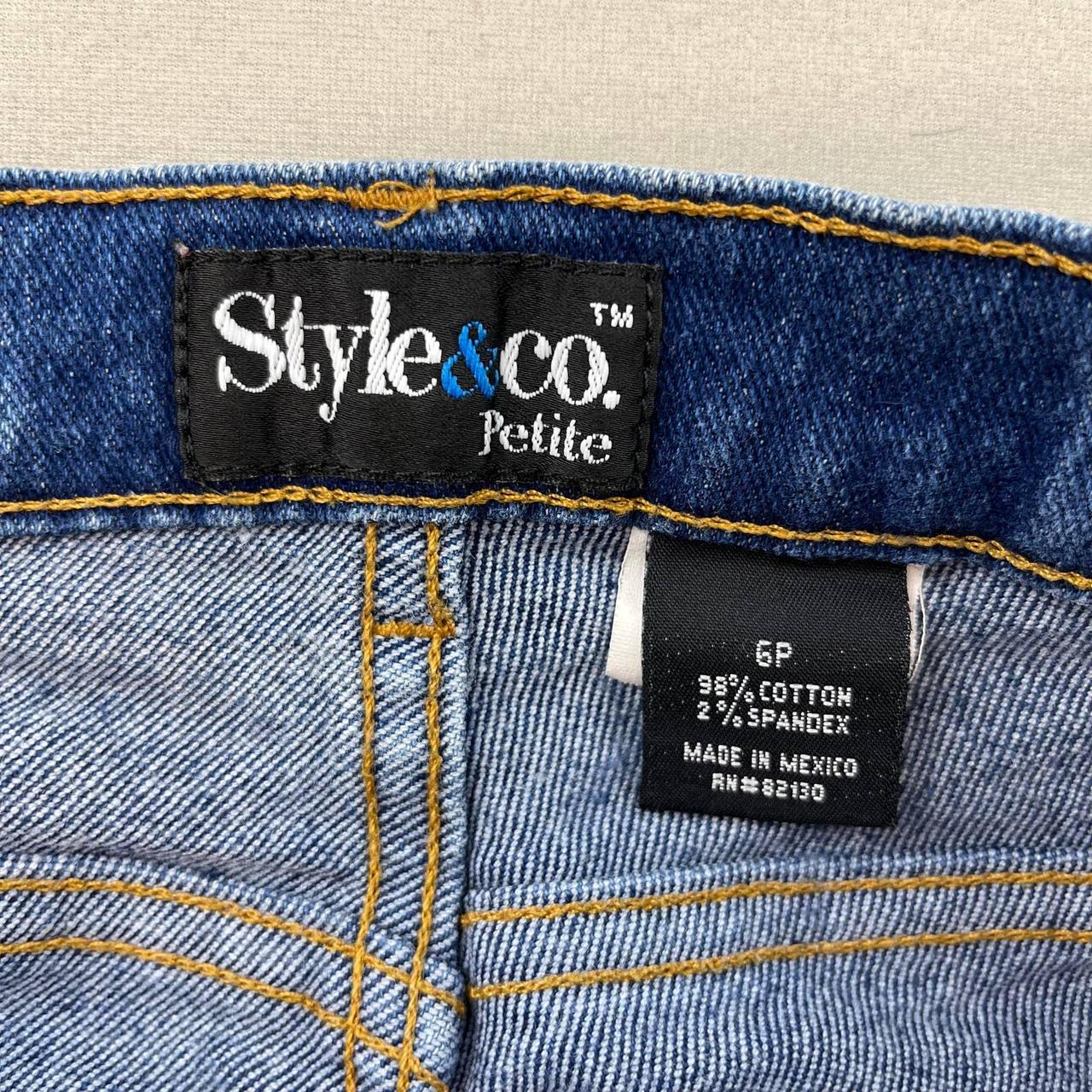 Vintage Style & Co. Blue Denim Mom Jeans Womens 6... - Depop