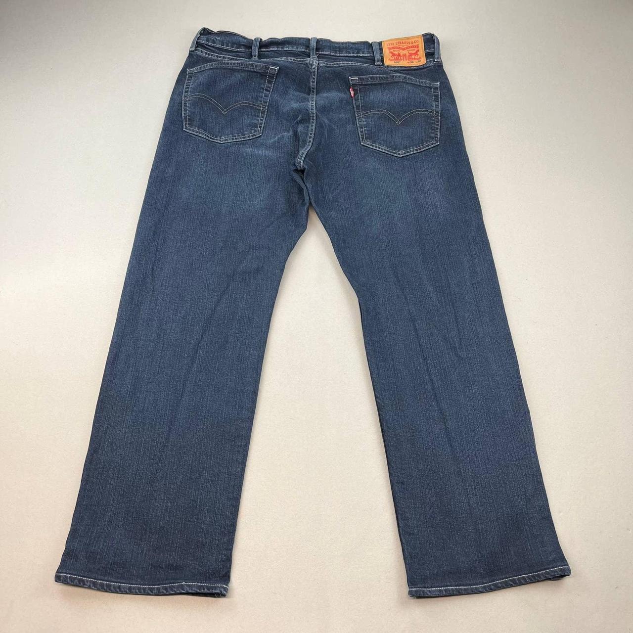 Levis 505 Regular Fit Blue Denim Jeans Mens 38x30 Depop 5244