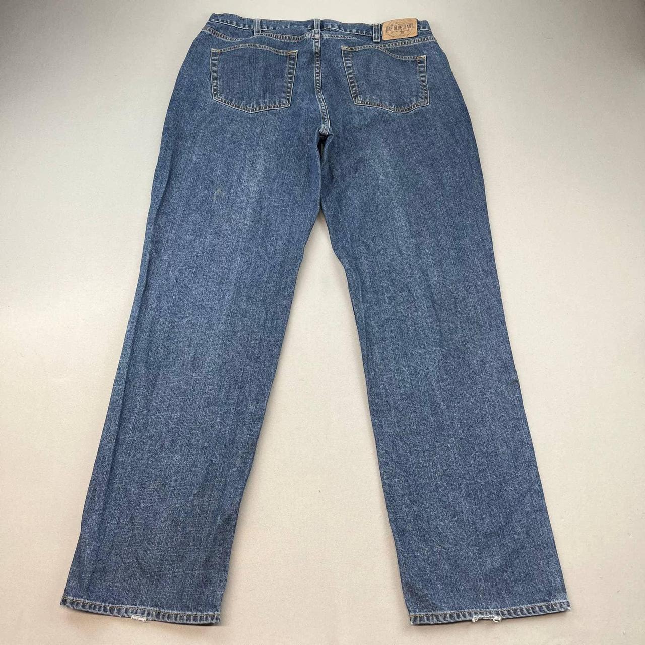 Vintage GAP Relaxed Fit Blue Denim Jeans Mens 38x34... - Depop