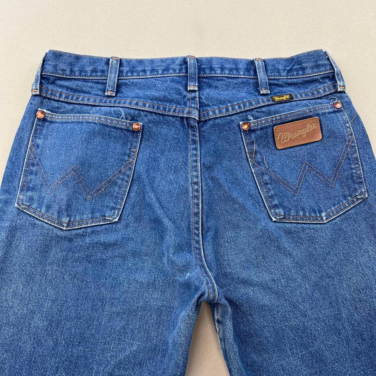 Vintage Wrangler Cowboy Cut Jeans Mens 34x30 Blue... - Depop