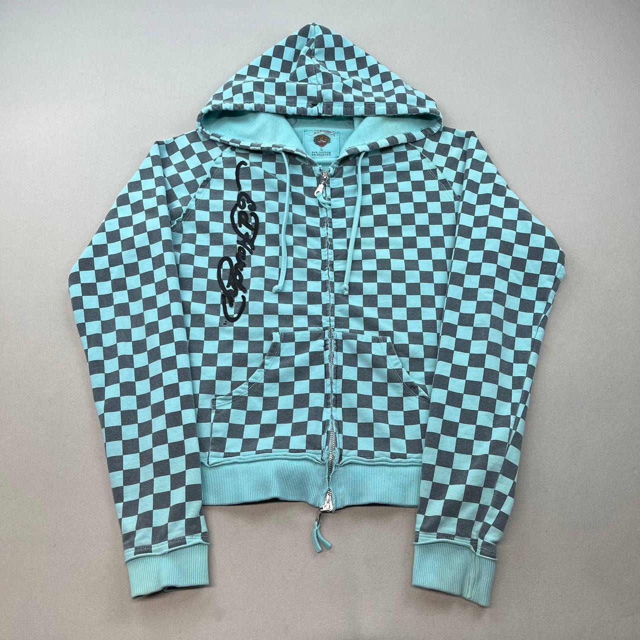 Ed Hardy Christian Audigier Hoodie Sweatshirt Womens... Depop