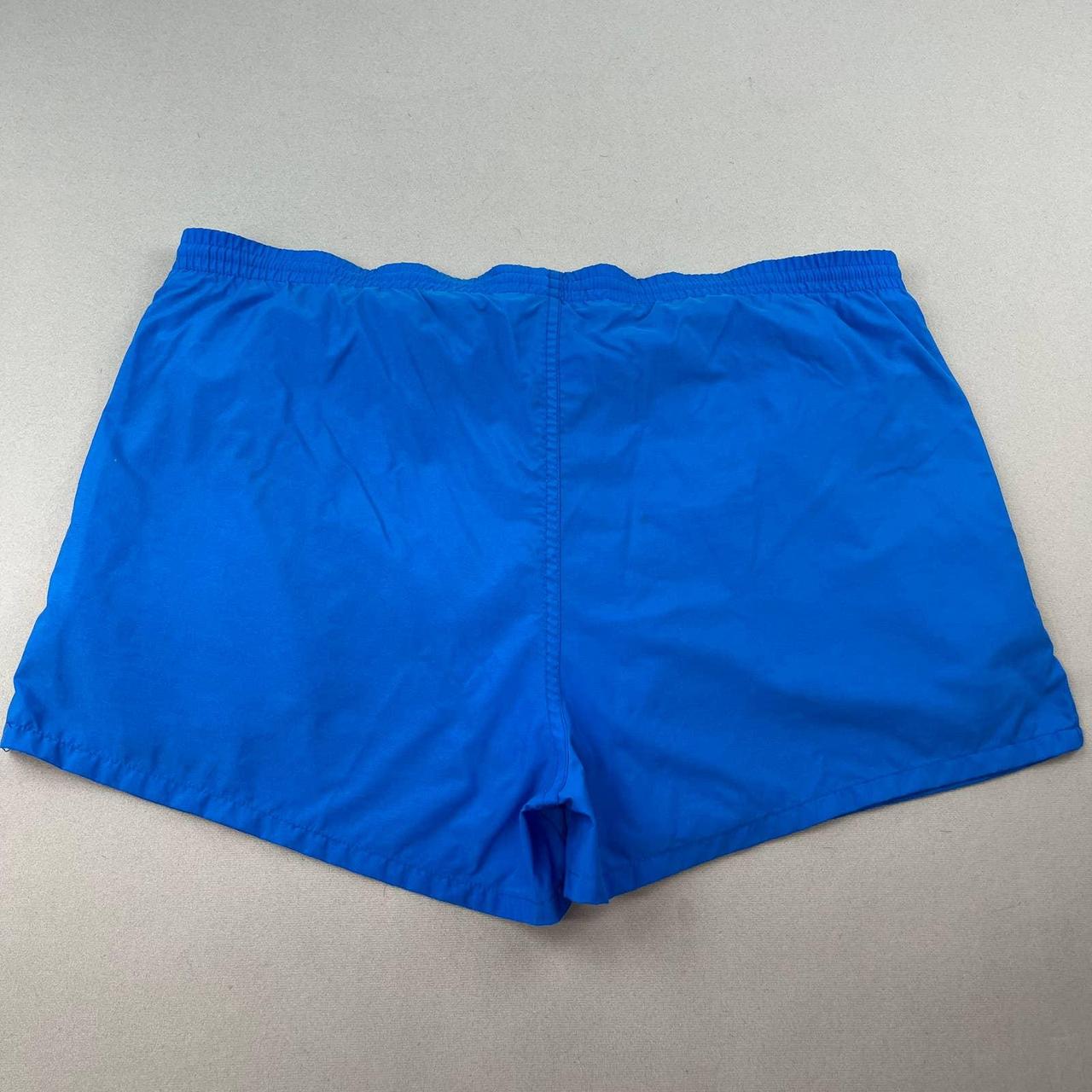 Vintage Adidas Running Shorts Mens Large Blue... - Depop