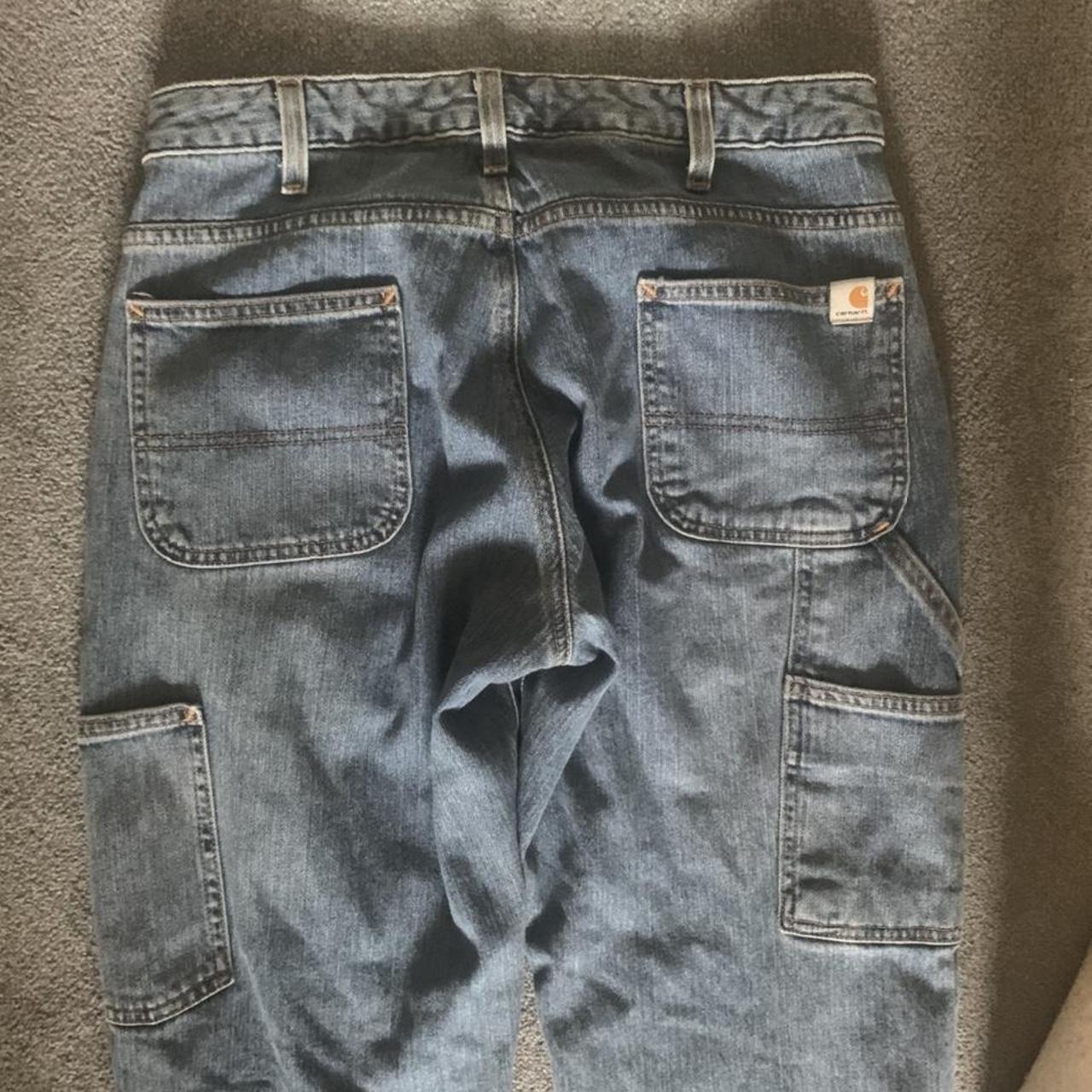 Vintage carhatt jeans perfect condition - Depop
