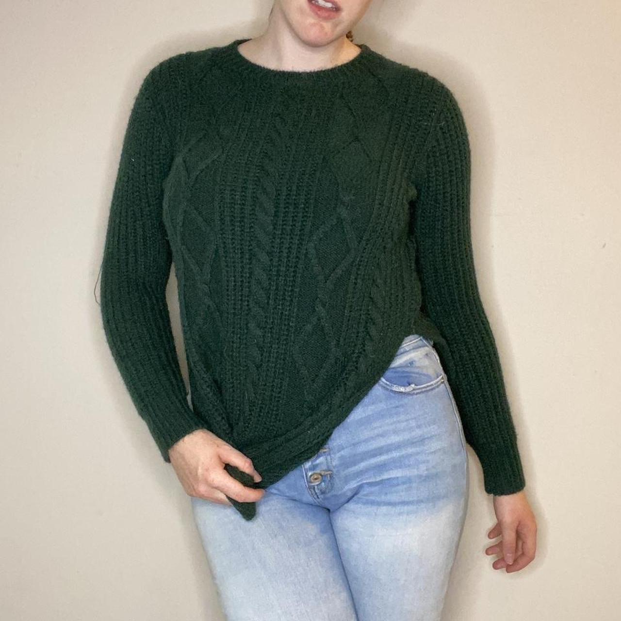 Forest green sweater, size M. Brand: Forever 21,... - Depop