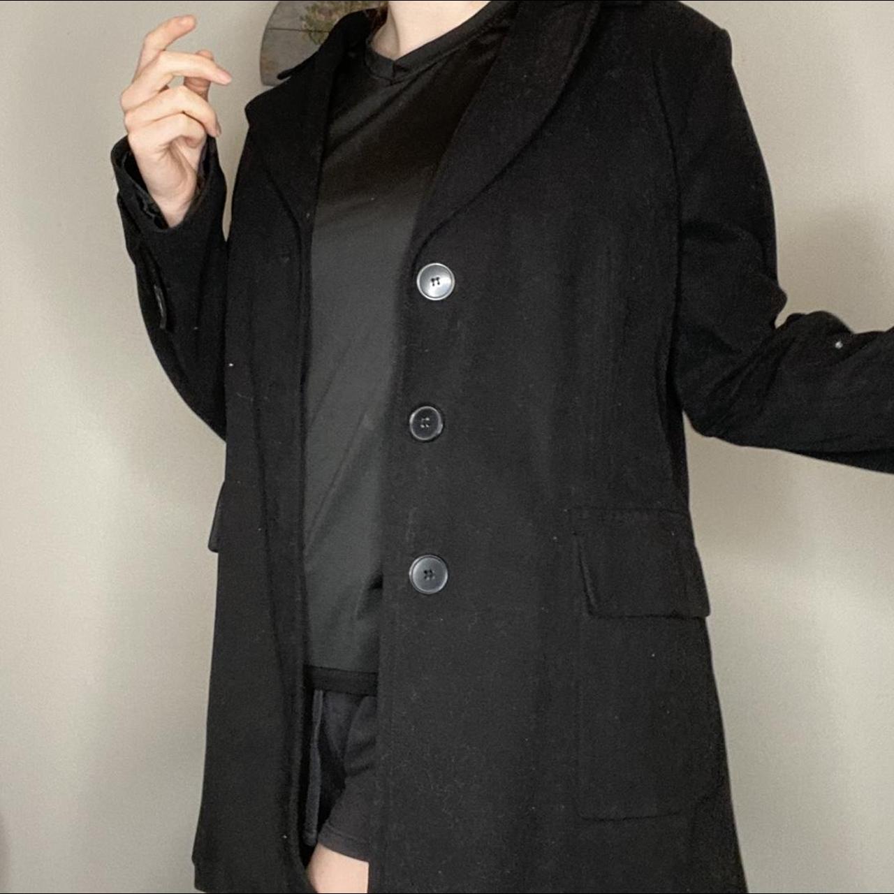 Black corduroy coat, size men’s XL. Brand: New York... - Depop