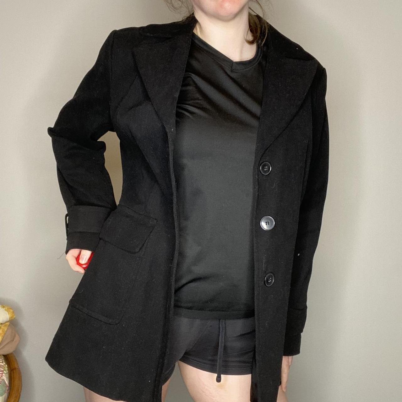 Black corduroy coat, size men’s XL. Brand: New York... - Depop