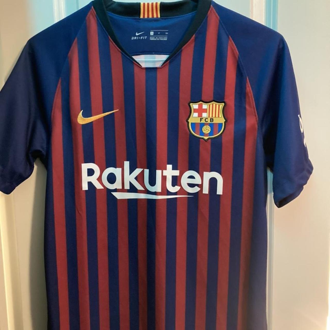 Messi FC Barcelona 2018/19 Home Shirt Football... - Depop