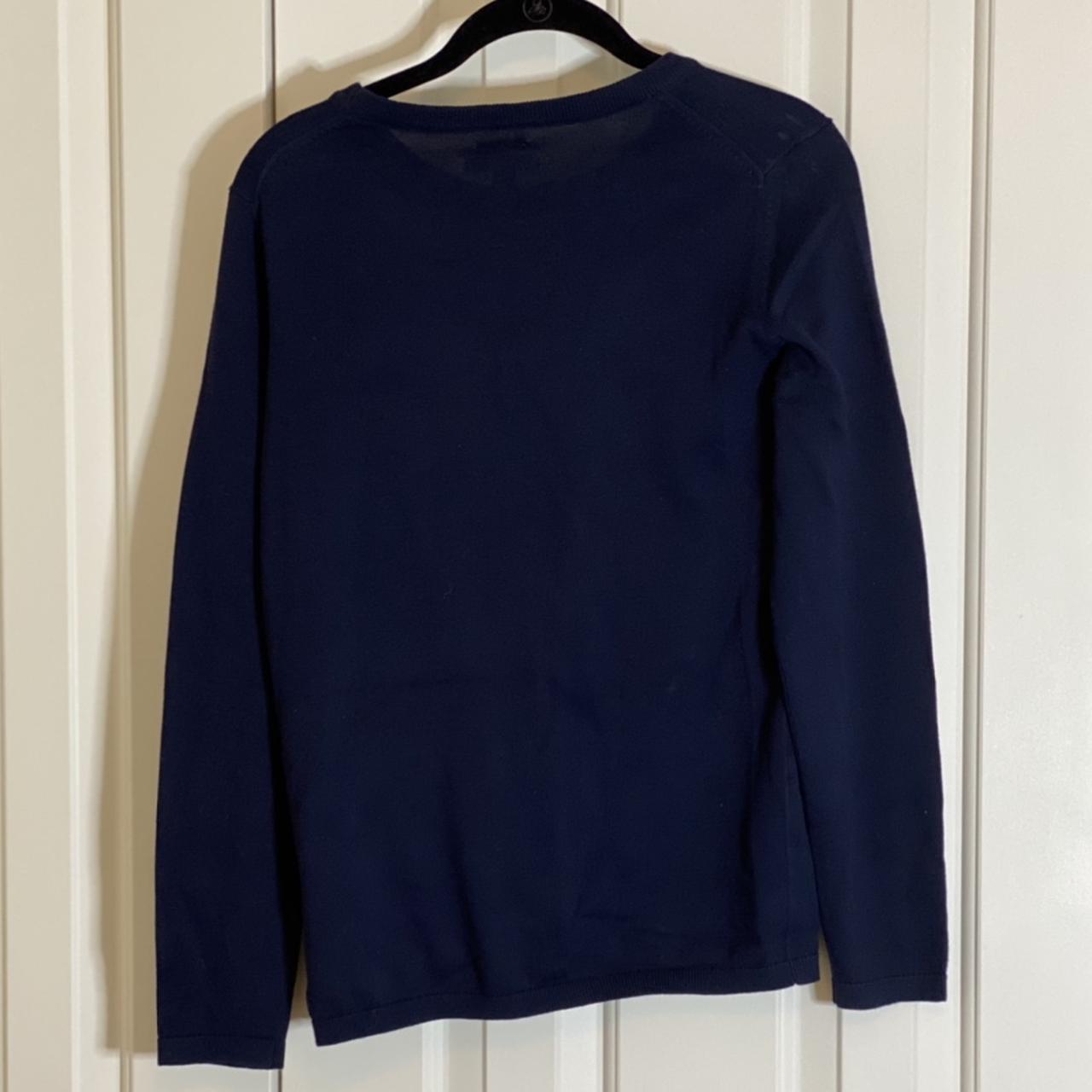 NWT Tommy Hilfiger Anchor Sweater Navy Blue 100%... - Depop