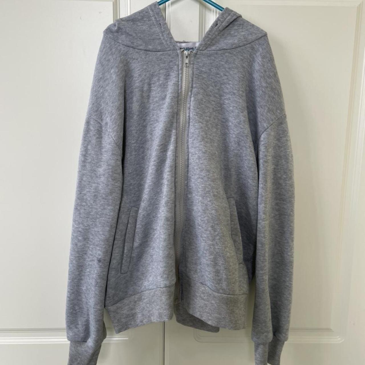 SHEIN Women's Grey and Silver Hoodie | Depop