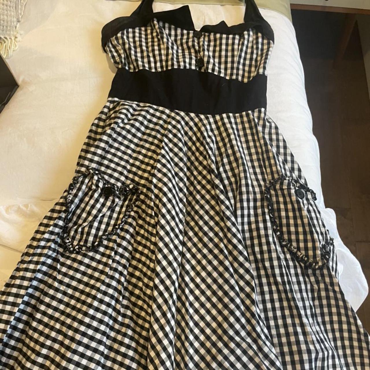 Hell bunny Vixen Gingham swing dress with