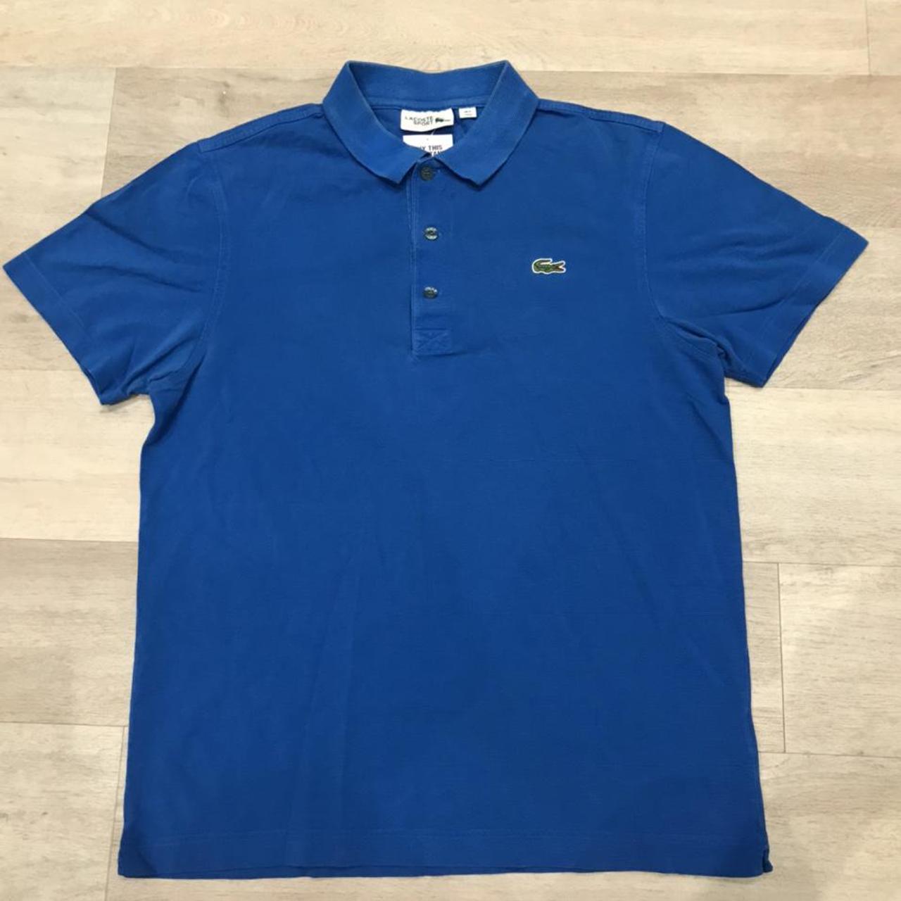 Lacoste Men's Blue Polo-shirts | Depop