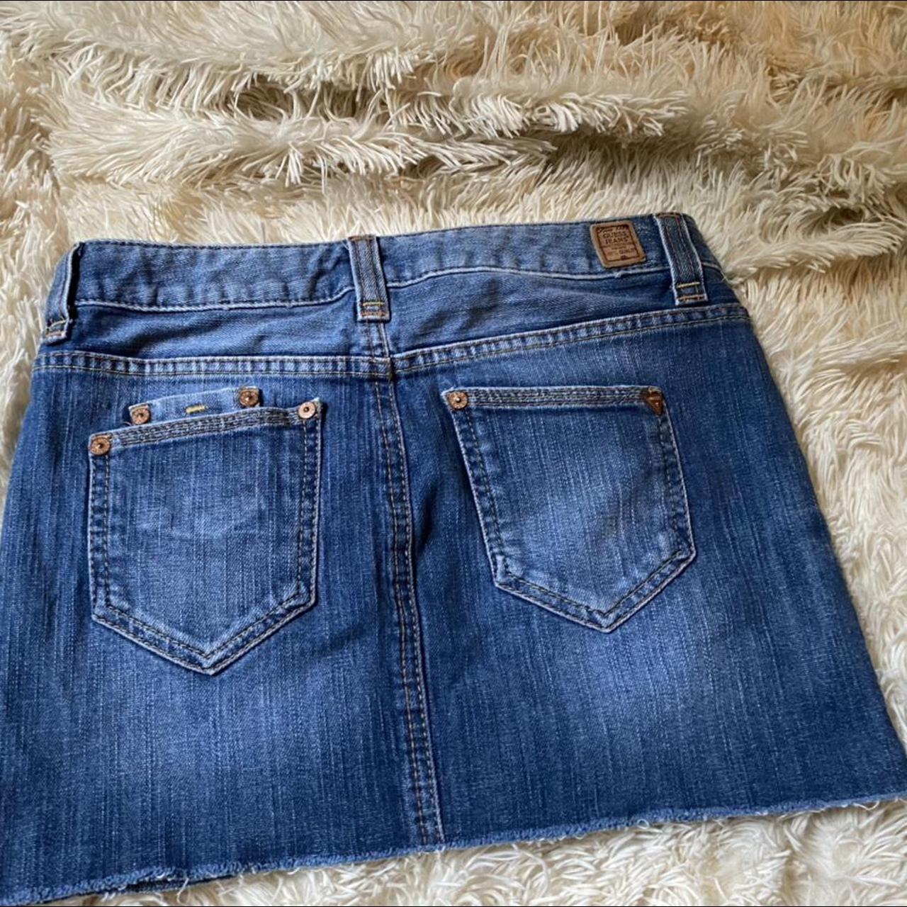 Guess jeans mini skirt is so cute and perfect for... - Depop