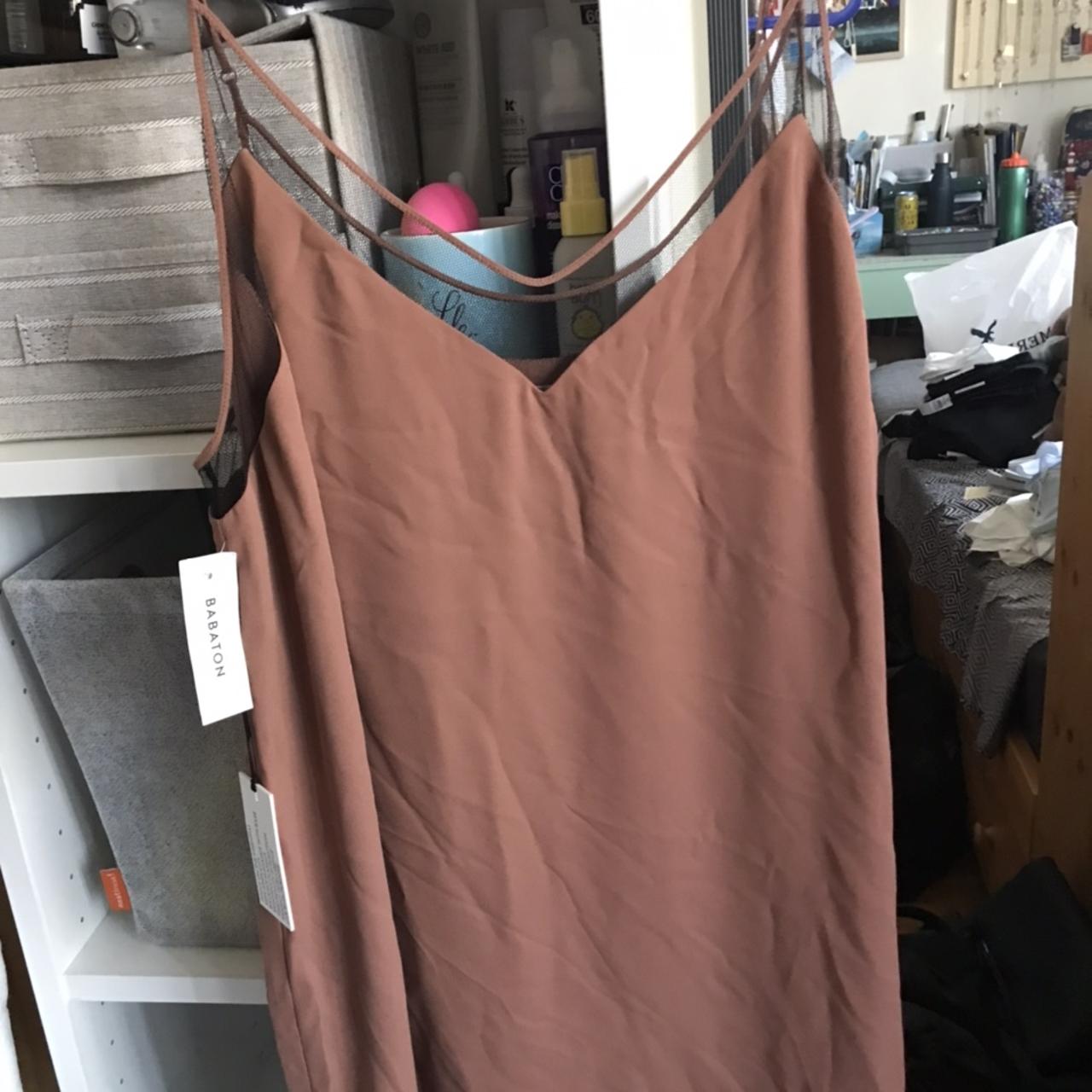 Babaton Ciro Dress in colour mocha black in size Depop