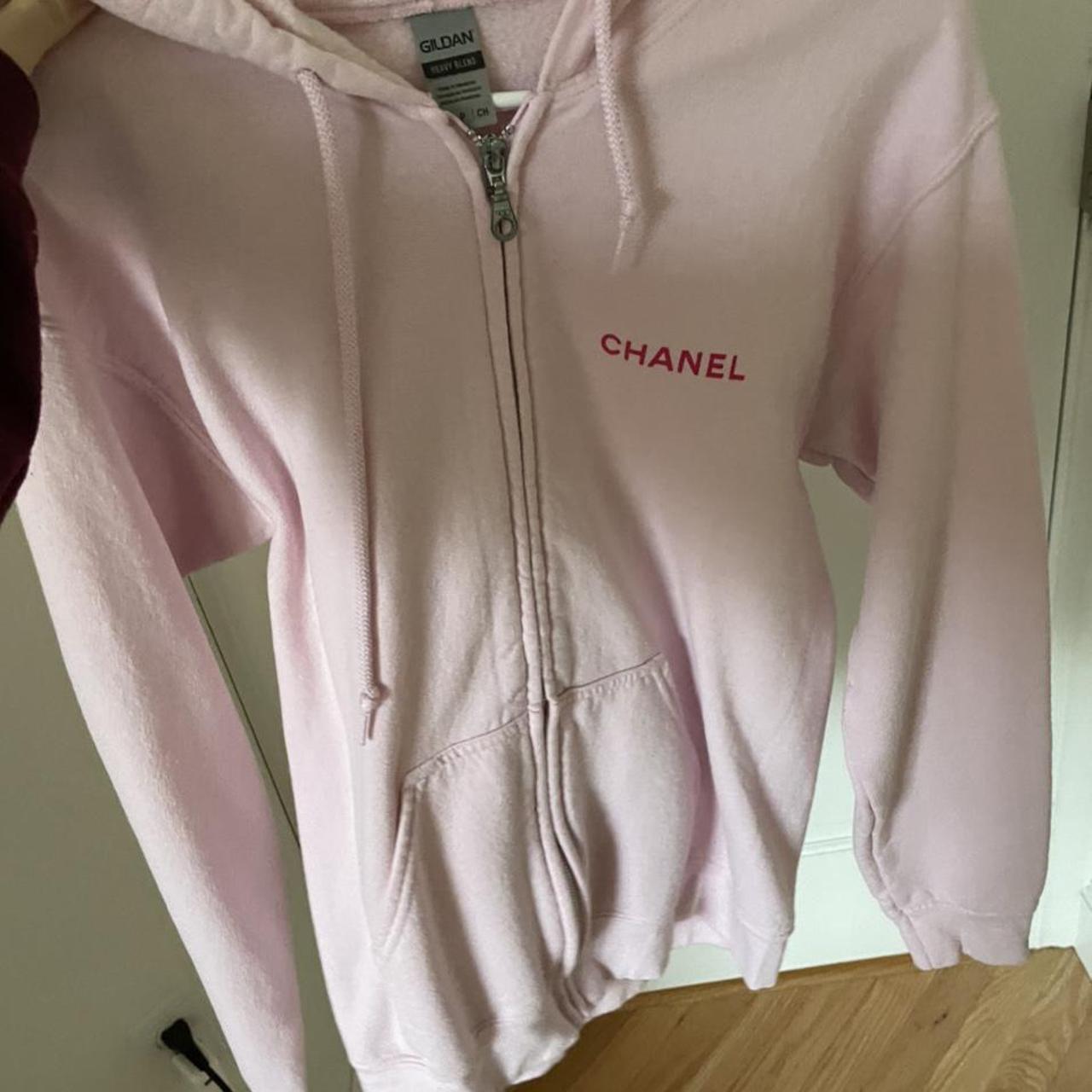 Chanel sweatshirt ‼️not real‼️ no longer sold on - Depop