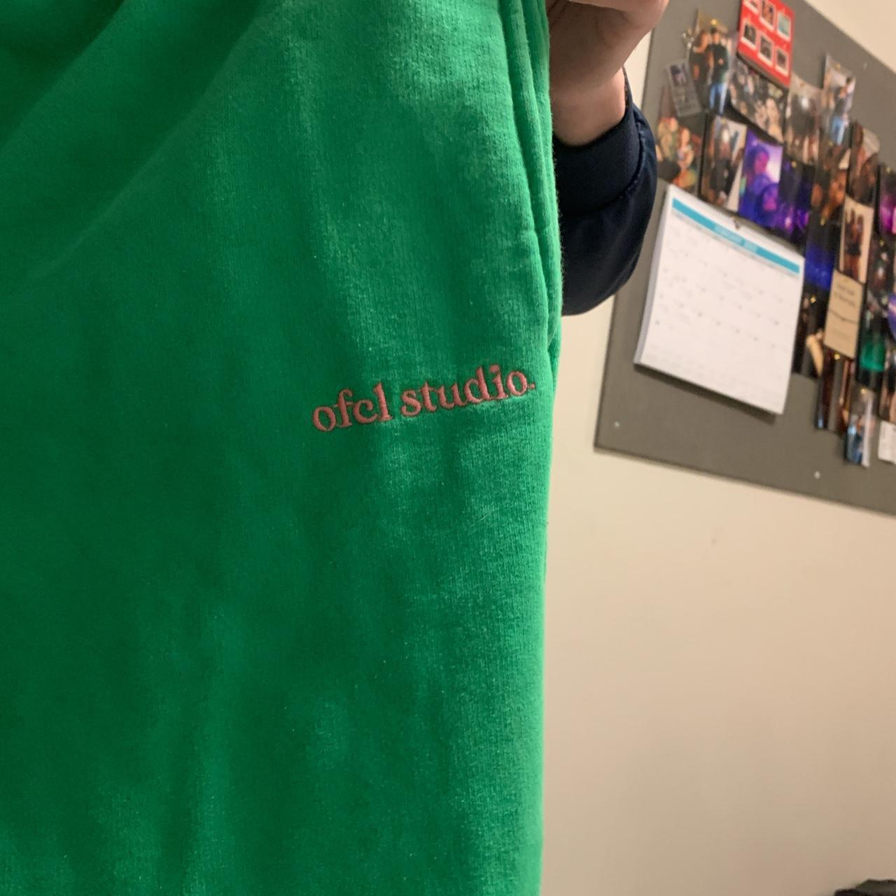 Green boohoo official/ofcl tracksuit joggers worn a... Depop