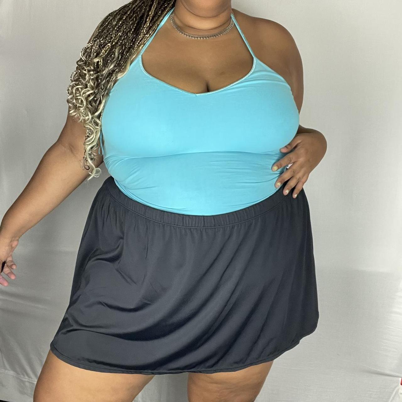 Halter Top ~baby blue halter top halter top is in... - Depop