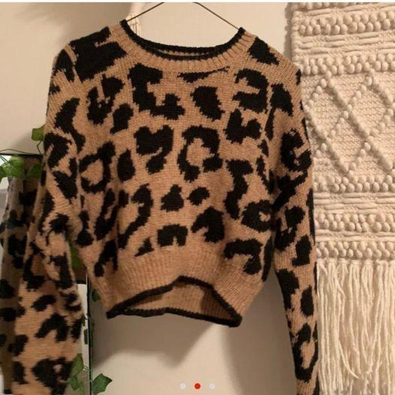 Hollister leopard clearance print cardigan