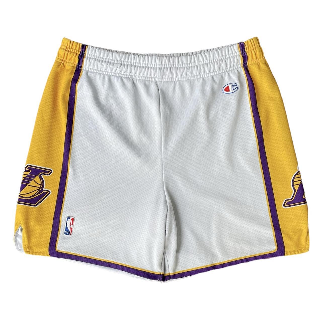 Vintage Champion LA Lakers shorts sz Medium • - Depop