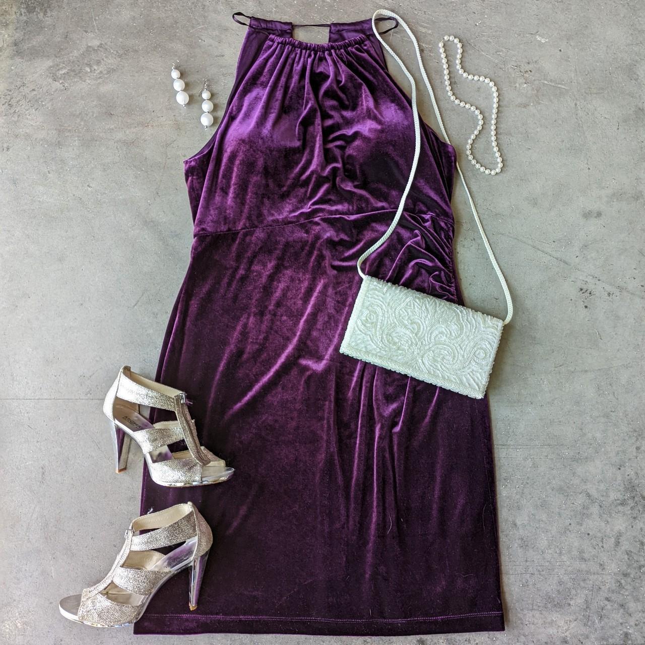 Eliza j purple clearance dress