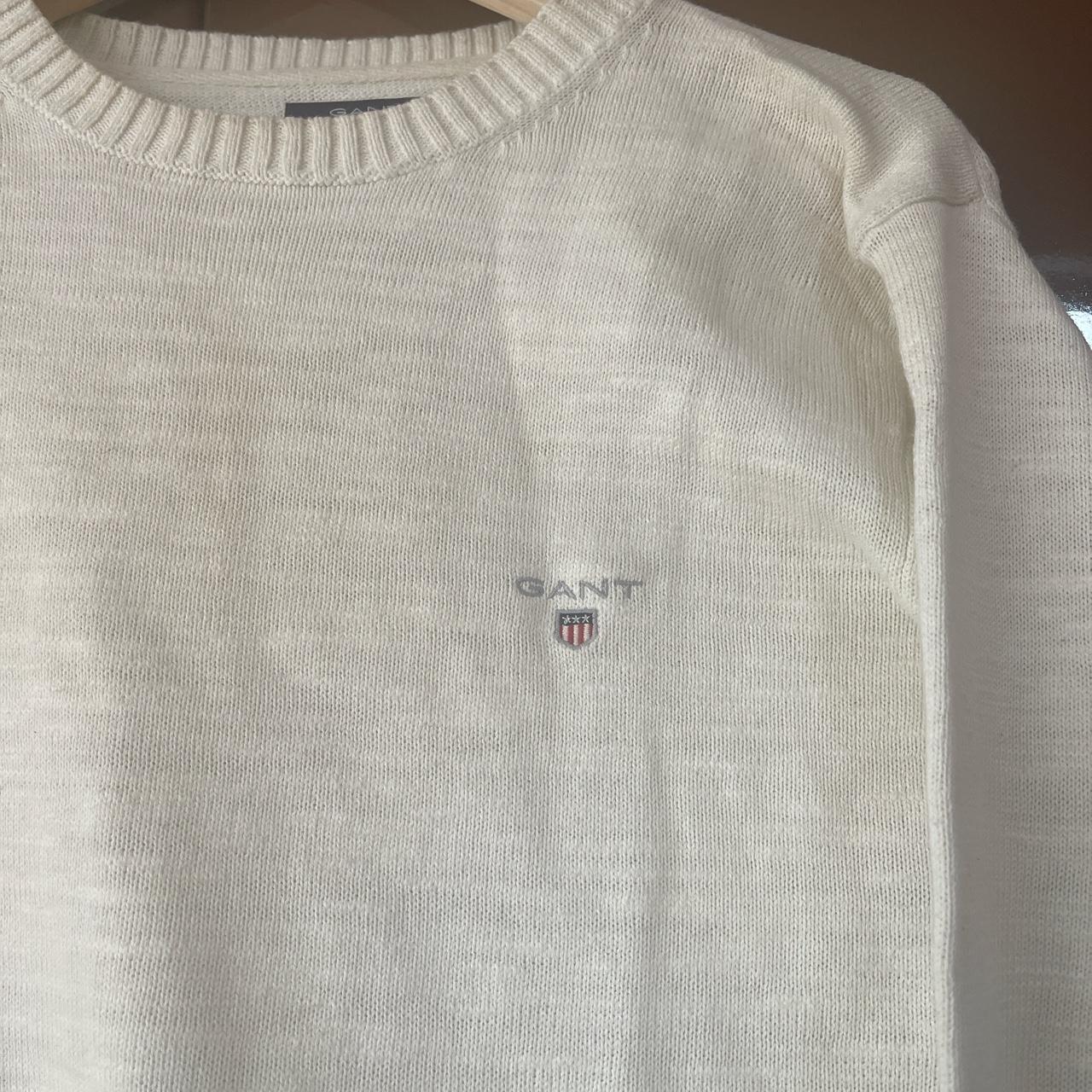 Grant mens jumper in white/ creamish colour Used... - Depop