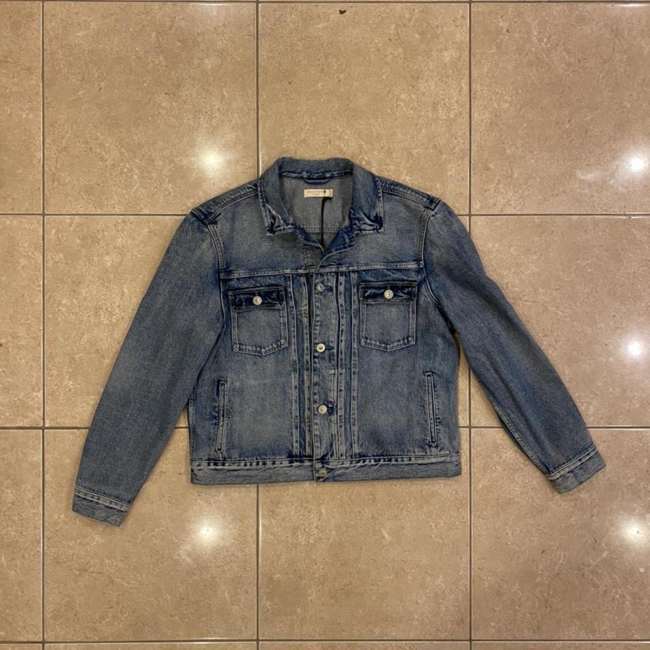 Brand new All Saint denim delta jacket Tag reads XL... - Depop