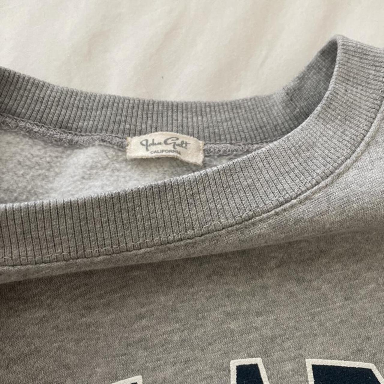 -pacsun john galt bay area crewneck -grey with navy... - Depop