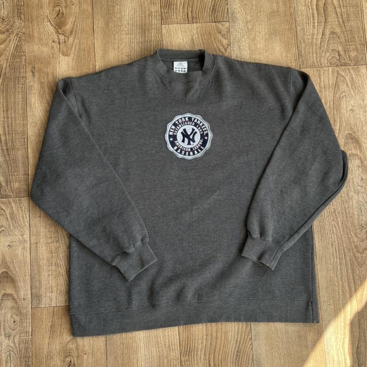 Vintage MLB New York Yankees Pullover Embroidered - Depop