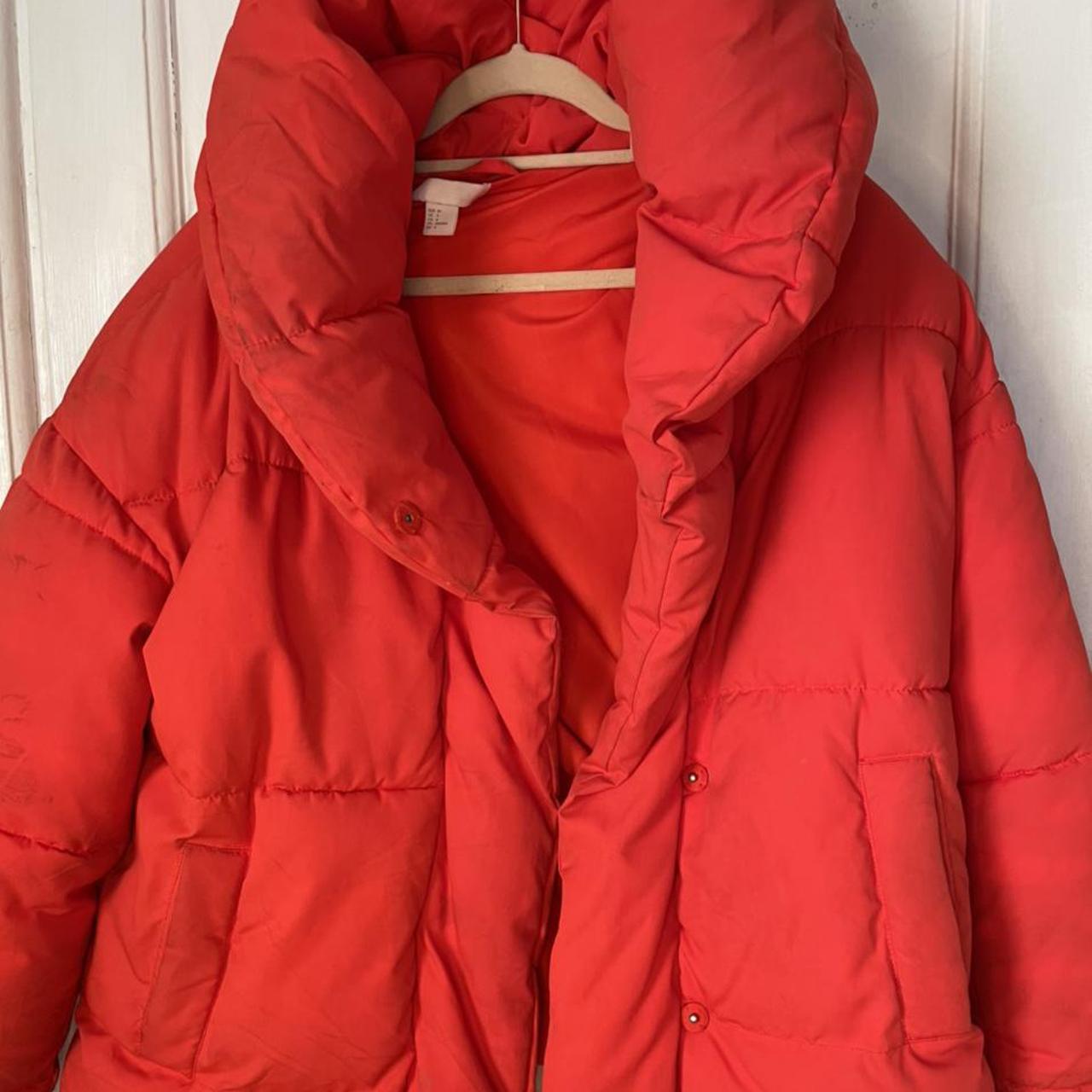 H&m red outlet puffer