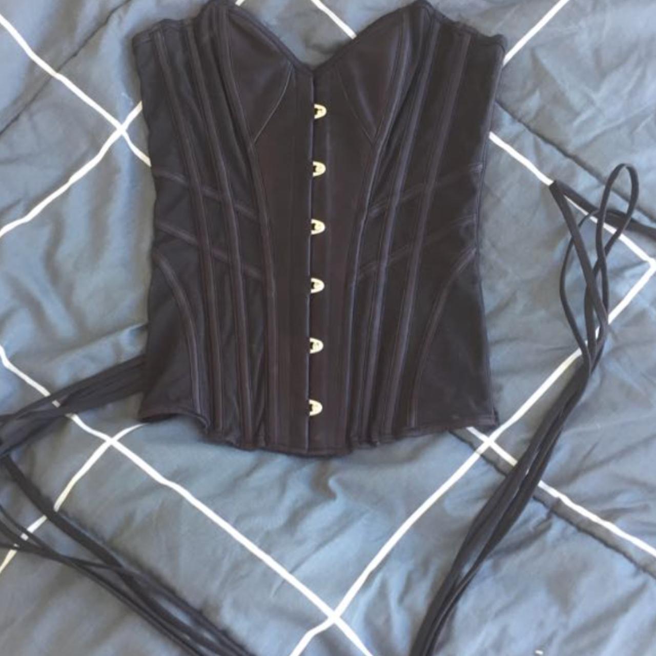 honey birdette black Bound corset, bnwt - size s and... - Depop