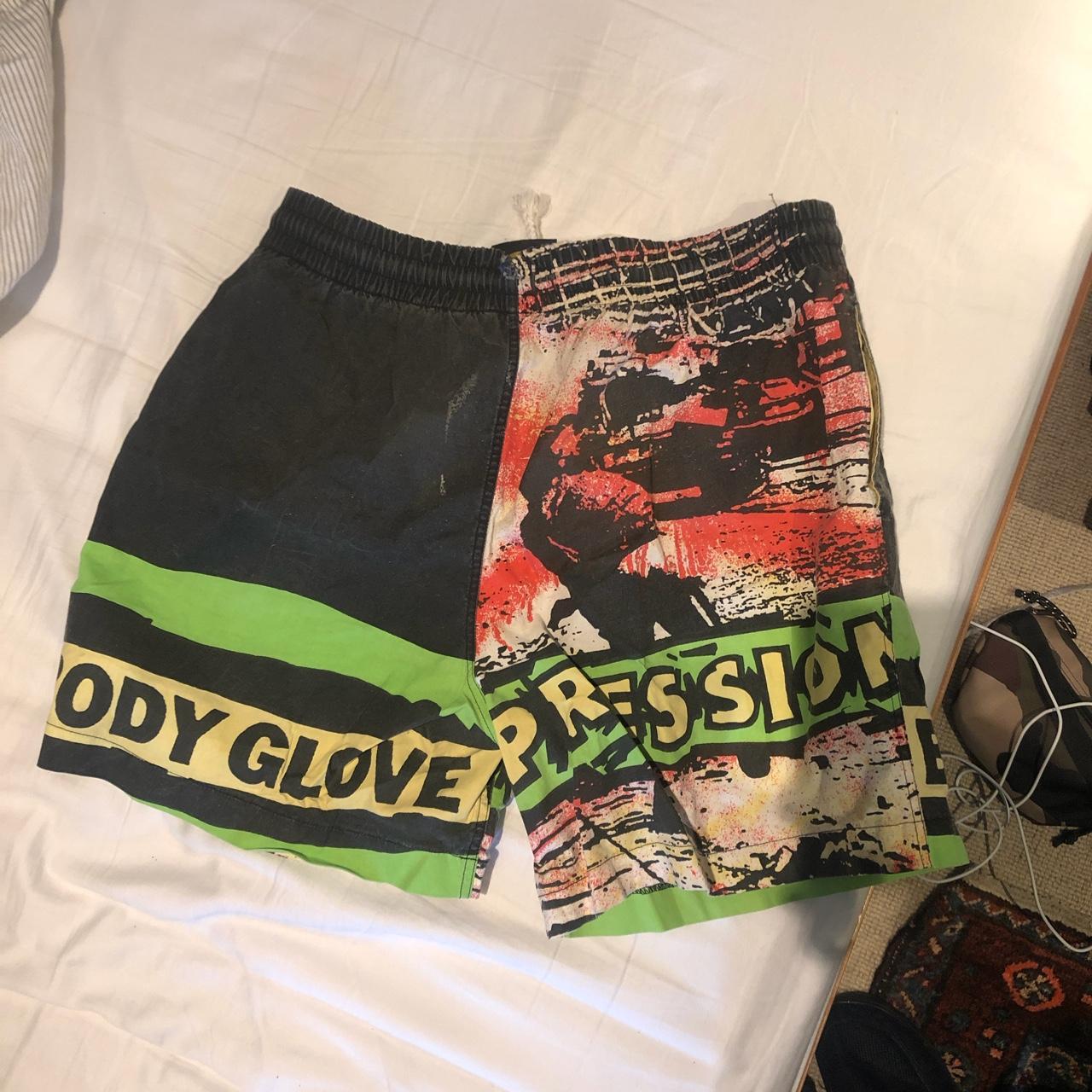 Body Glove Men's Black and Red Swimbriefsshorts Depop