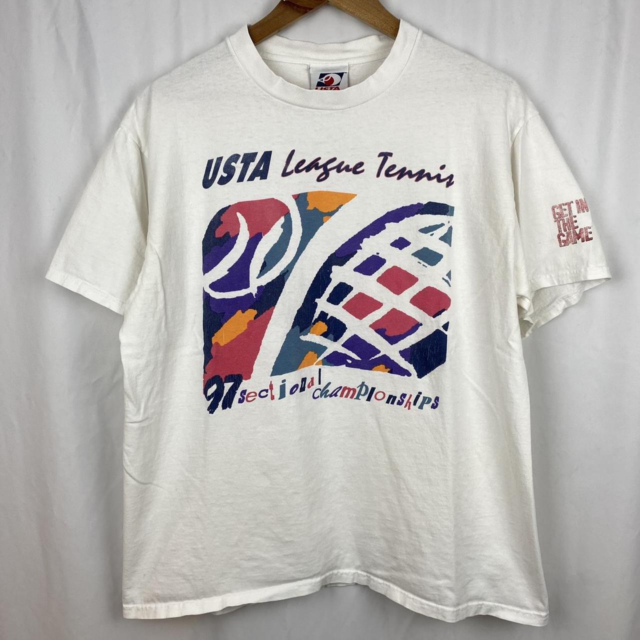 Vintage 1997 USTA League Tennis 97 Sectional... - Depop