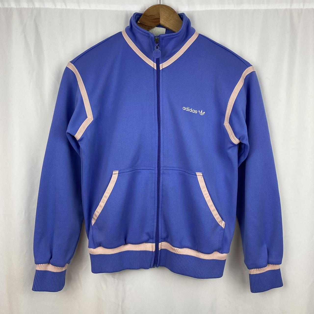 Vintage 80s Adidas Full Zip Track Jacket Women’s... - Depop