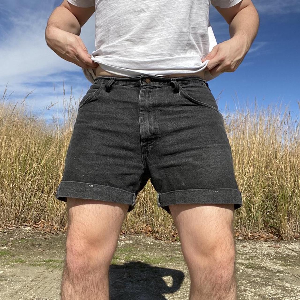 rustler denim shorts