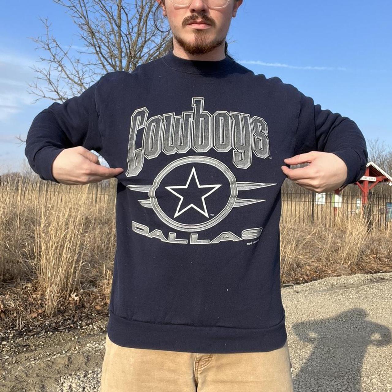Vintage 1996 dallas cowboys logo 7 nfl crewneck depop