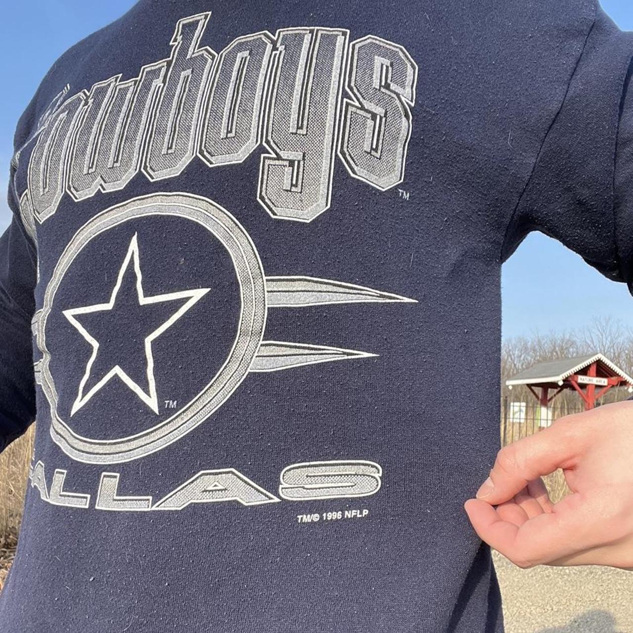 Vintage 1996 Dallas cowboys logo 7 nfl crewneck... Depop